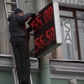 Moscow – As Economy Shrinks Russian Ruble Drops 7%