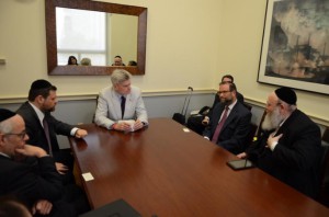 Bill Cassidy enjoyed a warm meeting with Jewish activists