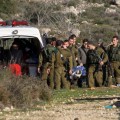 West Bank – Palestinian Throwing Rocks At Cars Killed By IDF