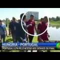 Cristiano Ronaldo: Portugal star throws reporter’s microphone into lake