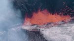 Honolulu – Gurgling Lava Splashes Up Hawaii Volcano Walls In Rare Video
