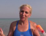Swimmers prove their salt in 7-hour crawl across shrinking Dead Sea