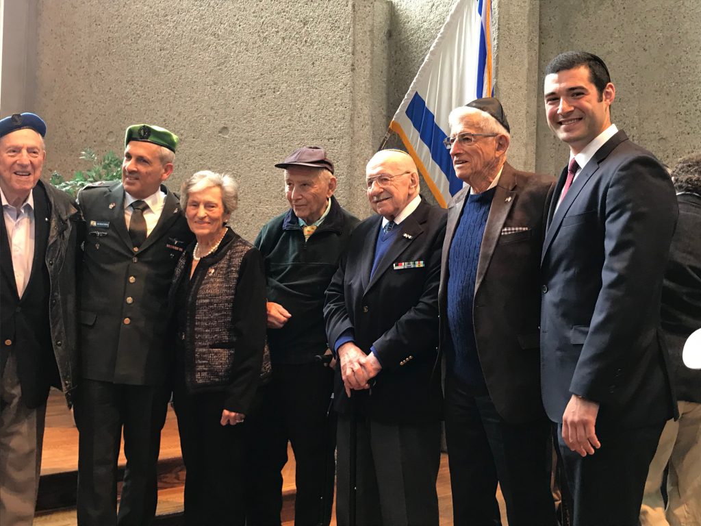 Paul Kaye (Machal), MG Michael Edelstein (IDF), Marcie Wolman (Machal), Harold Kraushar (Machal), Si Spiegelman (Machal), Fred Rawicz (Machal), Ben Sklar (IDF- Lone Soldier).