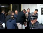 WikiLeaks founder arrested by British police at Ecuadorean embassy