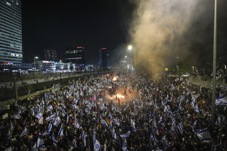 Photos-Video: Netanyahu Fires Defense Minister, Sparking Mass Protests