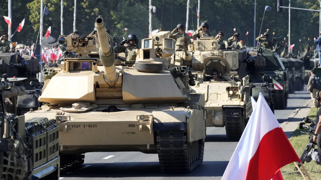 Poland holds biggest military parade in decades, as its clout in Europe grows