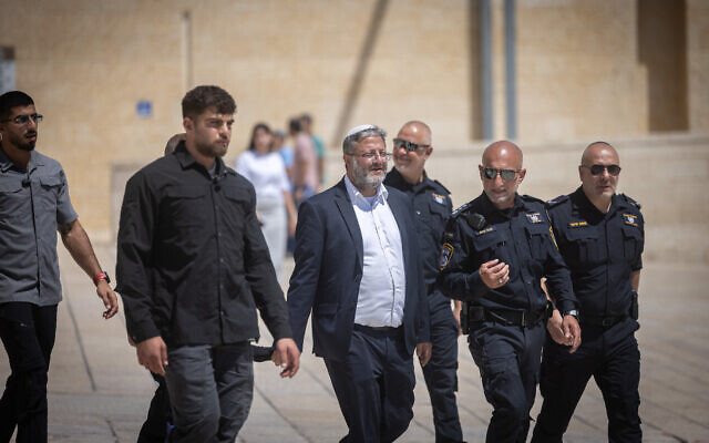 Cabinet ministers warn Ben Gvir endangering Israel with ‘reckless’ Temple Mount moves