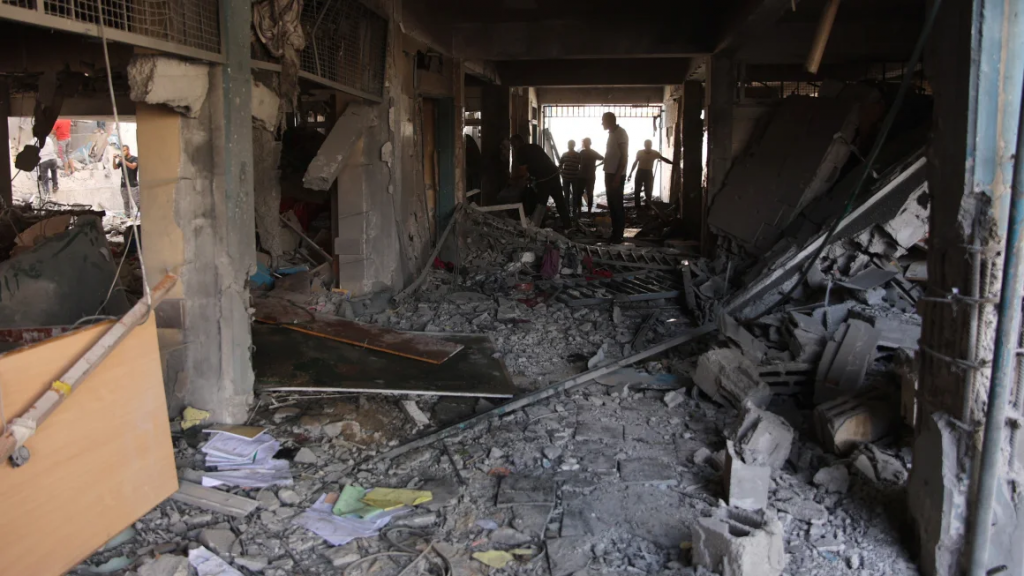 At least 22 killed in Israeli strike on Gaza school compound