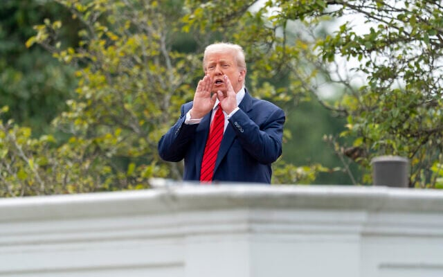 Chiefly focused on food aid, Trump says Gaza occupation ‘pretty much up to Israel’