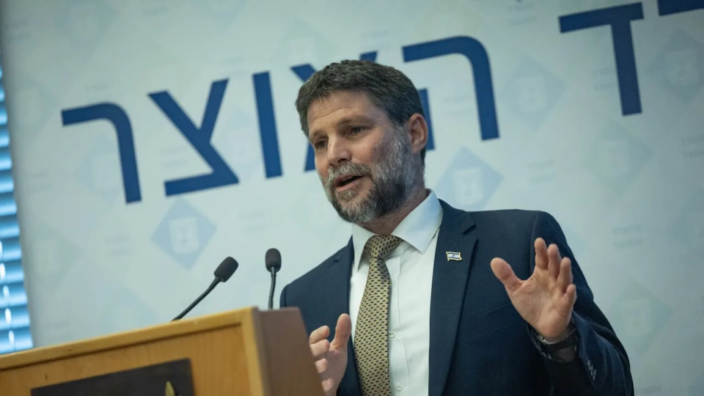 Smotrich says new E1 settlement plan will ‘bury idea of a Palestinian state’ – report