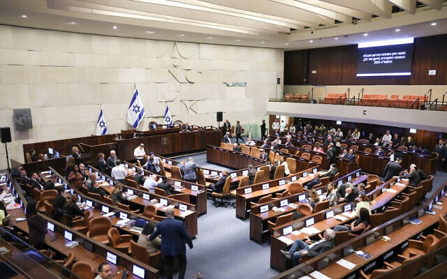 Knesset advances bill to increase defense budget, including for humanitarian aid to Gaza