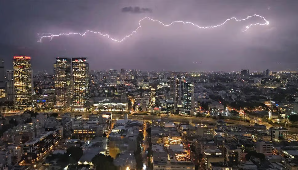 Storm Byron slams Israel with heavy rain, flooding fears from coast to desert