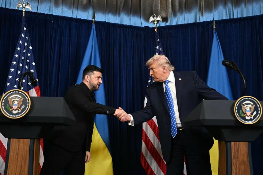 Analysis: Why Trump’s ‘terrific’ meeting with Zelensky was also pretty good for Putin