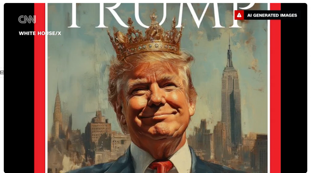 Analysis: What is the deal with these strange deepfake Trump memes?Analysis: