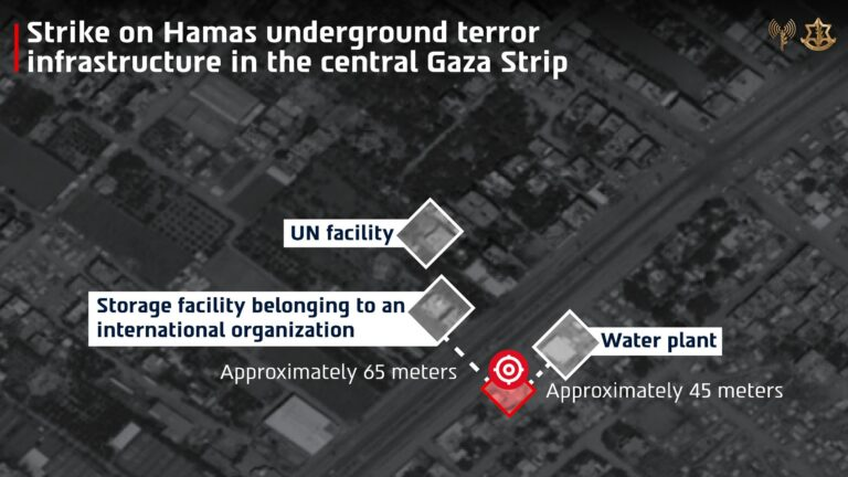 IDF Strikes Hamas Underground Terror Site in Central Gaza, Citing Ceasefire Violations