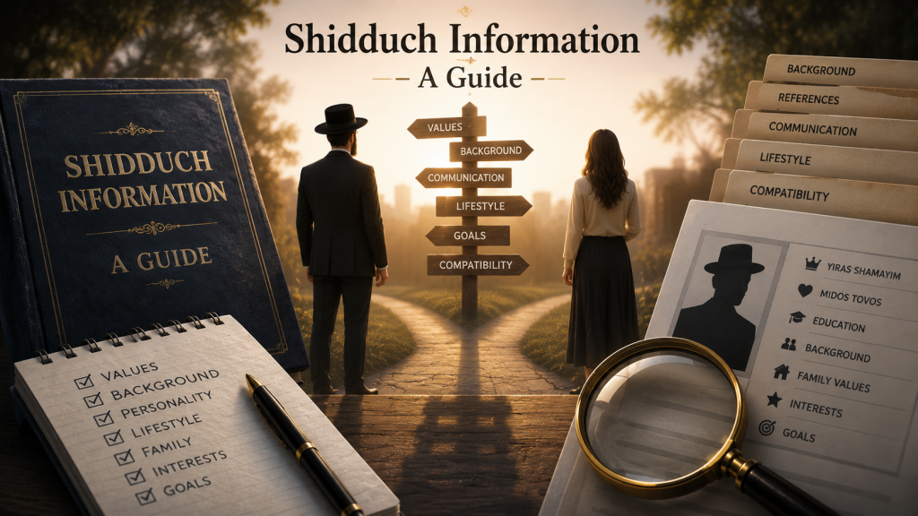 Shidduch Information: A Halachic Guide and Discussion