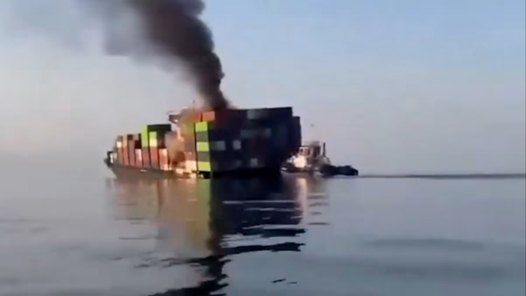 Two cargo ships sunk in Strait of Hormuz as Iran ramps up attacks in run-up to midterms